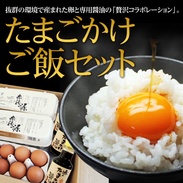 代引不可』『たまごかけご飯セット』 赤穂の源×36個 通のたまかけ醤油